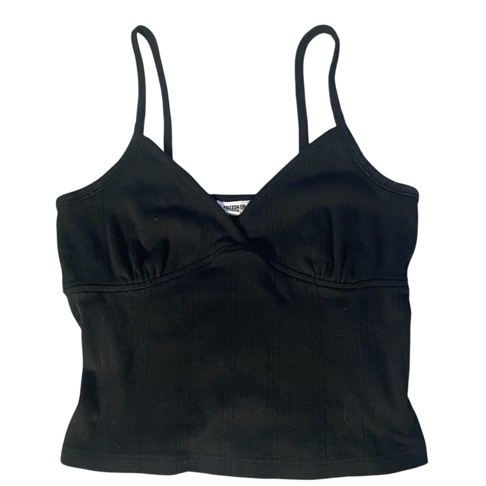 Black Strappy Tank Top